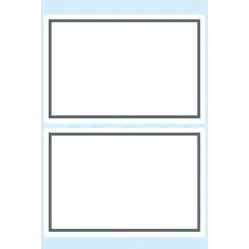 Set školních potřeb Naklejki szkolne białe 12szt