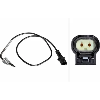 Čidlo automobilu Čidlo, teplota výfukových plynů HELLA 6PT 010 376-661