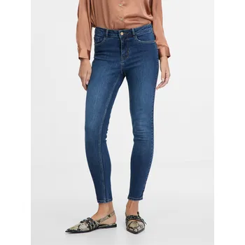 Dámské džíny Orsay Tmavě modré dámské skinny fit džíny - Dámské Orsay modrá 2722652
