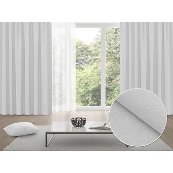 ubrus 100% zatemňovací závěs Blackout BKR-501 Světle šedý - šířka 270 cm 270x150 cm