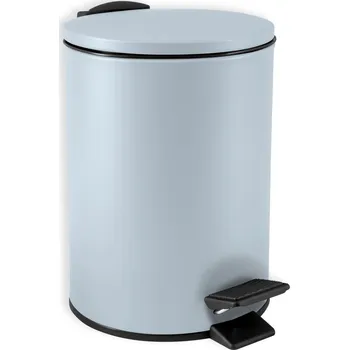 Odpadkový koš Spirella pedálový odpadkový koš Adelar, matný ledově modrý, ocel, 3 l