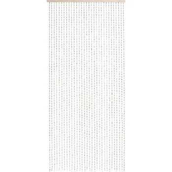 Závěs do dveří, dřevěné perly Dehli 90x200 cm
