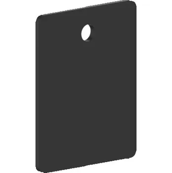 Koupelnový nábytek REIKA montážní destička Ovaro pro magnetické příslušenství 40 x 50 mm matně černá