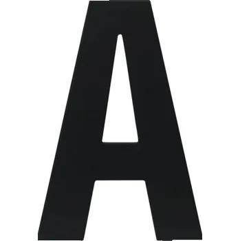 Domovní číslo Nerezové číslo RN.120L.A.CE v plochém „2D“ provedení, matná černá