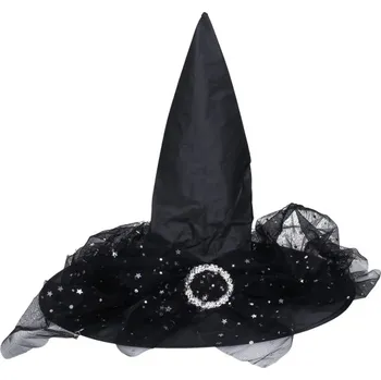 Karnevalový kostým Set karneval - Čarodějnický klobouk 38x33 cm