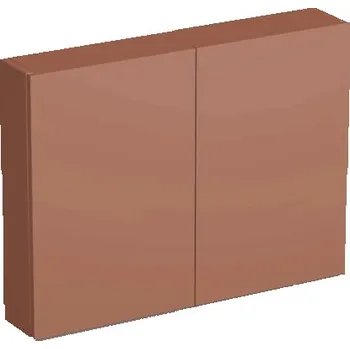 Koupelnový nábytek Koupelnová skříňka závěsná Intedoor TRENTA cotto matná 80 x 60 x 15 cm TRE HZ 80x15 2D B A9556