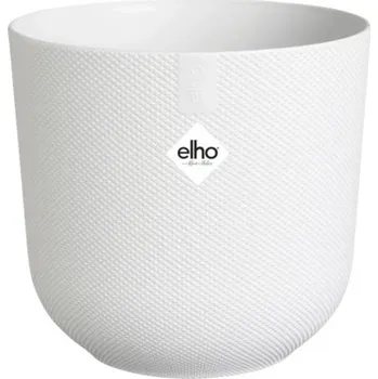 Obal na květináč Obal na květináč plastový elho Jazz Ø 19 cm bílý