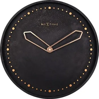 Hodiny Nástěnné hodiny NeXtime Cross ø 35 cm černá