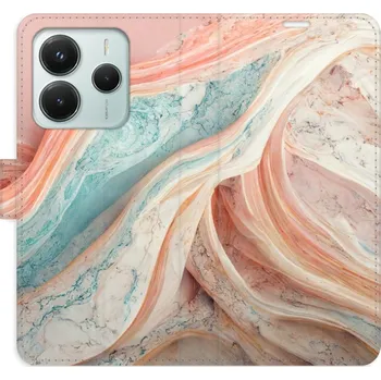 Pouzdro na mobilní telefon Flipové pouzdro iSaprio - Colour Marble - Xiaomi Redmi Note 14 5G