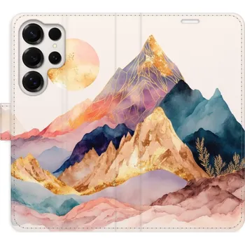 Pouzdro na mobilní telefon Flipové pouzdro iSaprio - Beautiful Mountains - Samsung Galaxy S25 Ultra