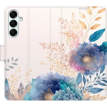 Pouzdro na mobilní telefon Flipové pouzdro iSaprio - Ornamental Flowers 03 - Samsung Galaxy A16 5G