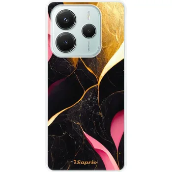 Pouzdro na mobilní telefon Odolné silikonové pouzdro iSaprio - Gold Pink Marble - Xiaomi Redmi Note 14 5G