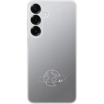 Pouzdro na mobilní telefon Odolné silikonové pouzdro iSaprio - čiré - Travel - Samsung Galaxy S25+