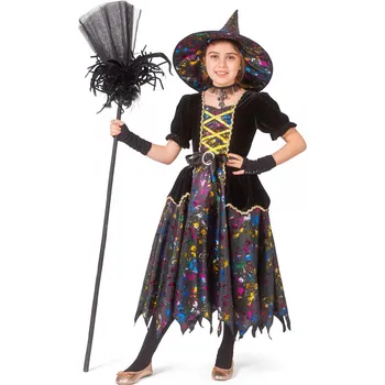 Karnevalový kostým Kostým čarodějnice Wanda, velikost 164