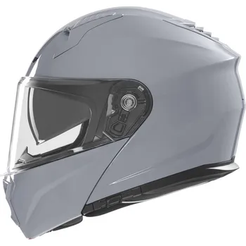 Helma na motorku Vyklápěcí helma na motorku NOX N968 šedá XL