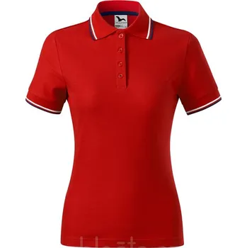 Dámské tričko Dámská polokošile MALFINI FOCUS, barva červená, velikost 2XL