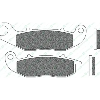 Brzdové destičky, NEWFREN (směs ROAD TOURING ORGANIC) 2 ks v balení NEWFREN M502-853