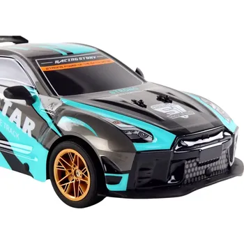 RC model auta Velké RC sportovní auto 1:10 turkusově-černé