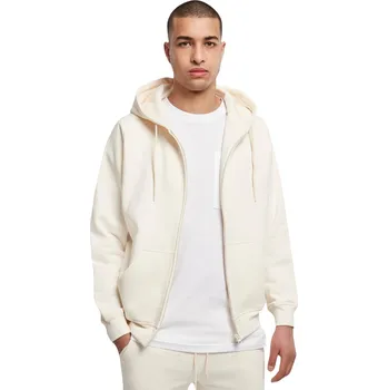 Pánská mikina Měkká pánská zipová mikina Urban Classics 380 g/m Barva: bílá smetanová, Velikost: M