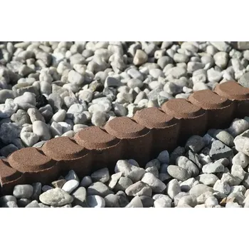 Zahradní obrubník Palisáda Duofix 25 x 9,4 x 6 cm červená