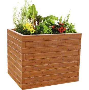 Vyvýšený záhon Vyvýšený záhon Prisma 125 x 80 x 80 cm dřevěný modřín