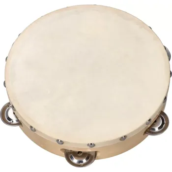 Hudební nástroj pro děti Goki Tamburína s 5 rolničkami 20 cm