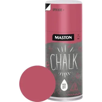 Barva ve spreji Křídová barva Maston Chalk Red pastelově červený 150 ml