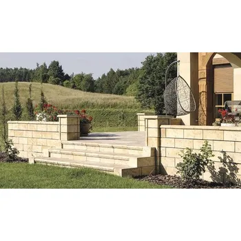 Plot Betonový plot Bradstone Travero sloup béžová melírovaná