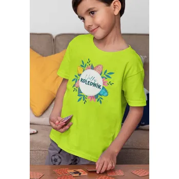 Chlapecké tričko Velký koledník Barva: Limetková, Velikost: 122