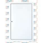 M&D Revizní dvířka uzamykatelná bílá