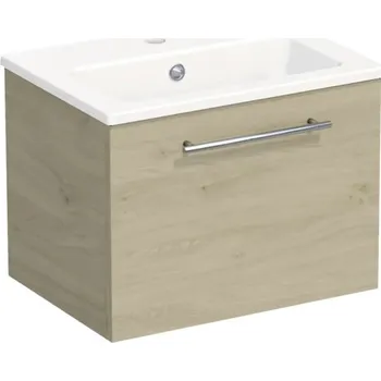 Koupelnový nábytek Koupelnová skříňka s umyvadlem Intedoor TRENTA 50 cm dub kendal přírodní TRE MINI 50 1Z S 70