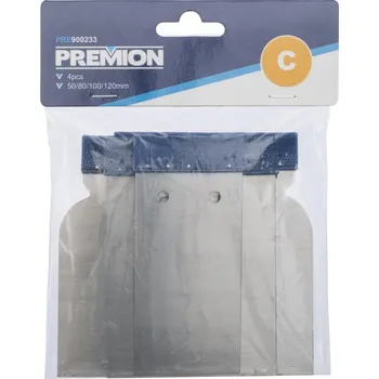 Malířská špachtle Škrabky stěrky Japonky 4ks 50/80/100/120mm PREMION PRE900233