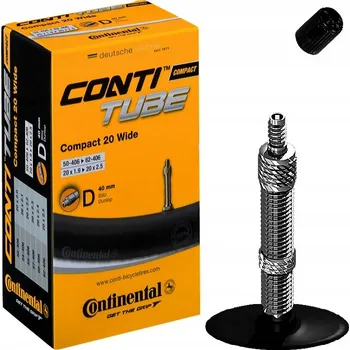 Duše na kolo Duše Continental Compact 20 DV 40mm [50-406 -> 62-451]