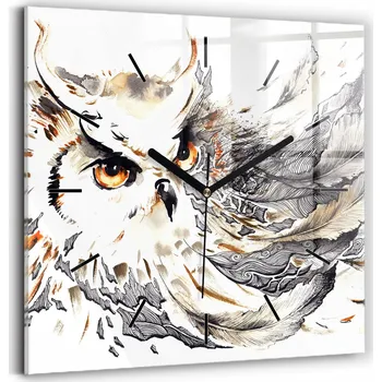 Hodiny Nástěnné hodiny Wallfluent, odstíny hnědé, 30 cm