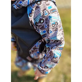 Pánská softshellová bunda Yháček Softshellová bunda Yháček, letní, Stavební stroje Velikost: 86