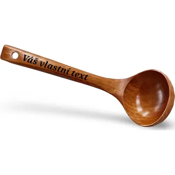 Žertovný předmět GRAVENO Dřevěná naběračka s vlastními slovy