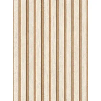 Tapeta Vliesová tapeta Wooden Wall 786652 béžová, hnědá 0,53 x 10,05 m
