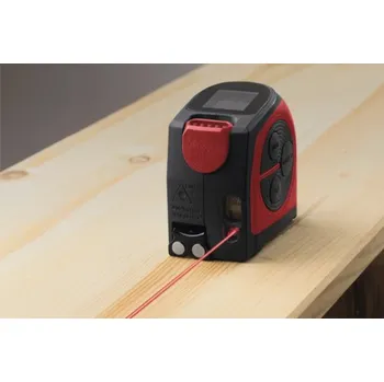 metr Svinovací metr 5 m s laserovým dálkoměrem 40 m JC Schwarz, včetně příslušenství