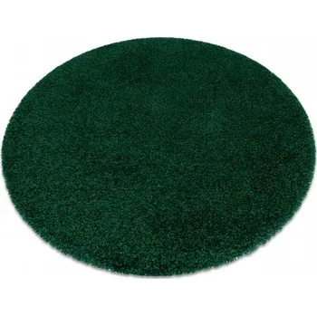 Koberec Kulatý koberec Meggi Shaggy - zelený Rozměr koberce: kruh 100 cm
