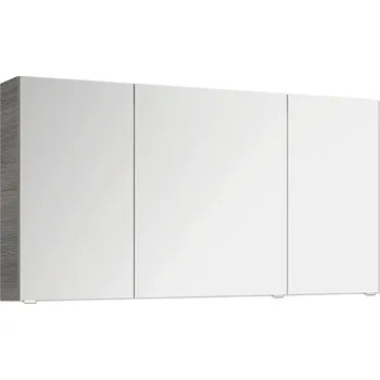 Koupelnový nábytek Zrcadlová skříňka bez osvětlení Jungborn VENTITRE 140 x 17 x 70,3 cm grafit