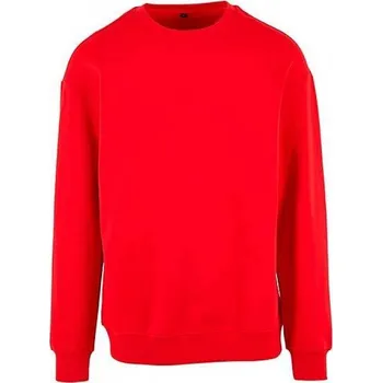 Pánská mikina Mikina přes hlavu Build Your Brand se spadlými rameny 300 g/m Barva: červená městská, Velikost: XS BY075