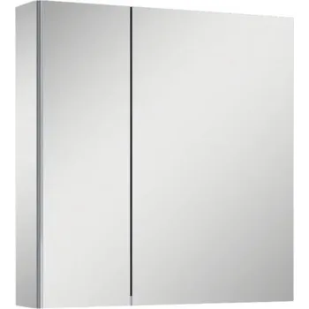 Koupelnový nábytek Zrcadlová skříňka bez osvětlení Jungborn 606 x 129 x 618 mm šedá