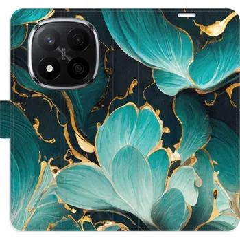 Pouzdro na mobilní telefon Flipové pouzdro iSaprio - Blue Flowers 02 - Xiaomi Redmi Note 14 Pro 5G/14 Pro+ 5G