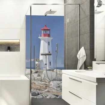 Obklad Obkladový panel do koupelny mySpotti Shower Lighthouse 210x100 cm SH-255150-1970-HB