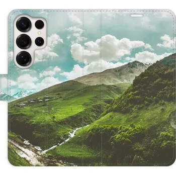 Pouzdro na mobilní telefon Flipové pouzdro iSaprio - Mountain Valley - Samsung Galaxy S25 Ultra