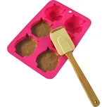 Forma silikonová sova 6ks