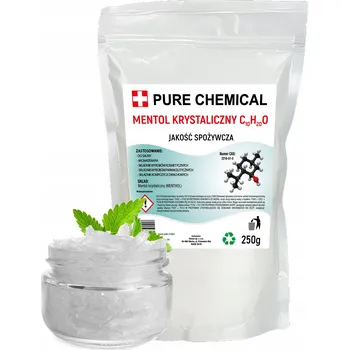 Mentol krystalický Pure Chemical prášek 250 g čistota 99,99 %