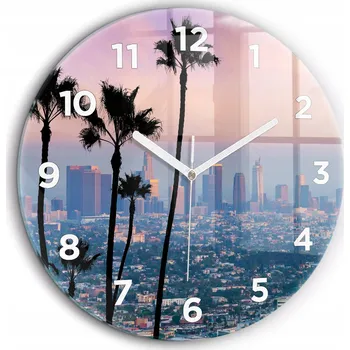 Hodiny Nástěnné hodiny Wallfluent černé 60 cm