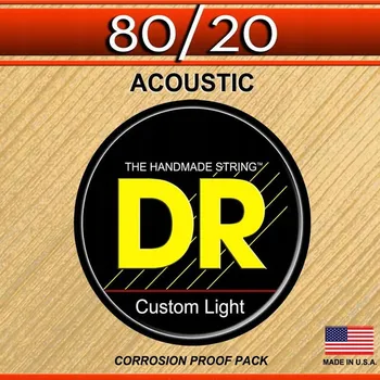 Struna pro kytaru a smyčcový nástroj DR HA-11 HI-BEAM 80/20 - kytarové struny