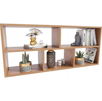 Knihovna Police laminovaná deska Matkam 113,6 x 25 cm olše